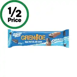 Woolworths Grenade High Protein Low Sugar 60g offer