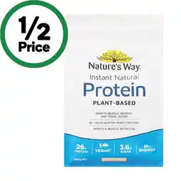 Woolworths Nature’s Way Instant Natural Protein Powder 400g offer