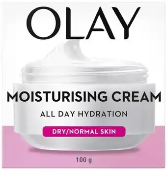 Coles Olay Moisturising Cream 100g offer