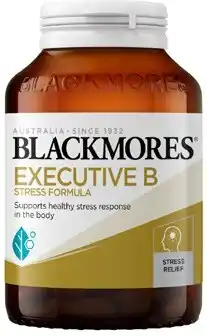 Coles Blackmores Executive B Stress Formula Tablets 125 Pack^ offer