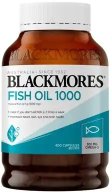 Coles Blackmores Fish Oil 1000mg Capsules 400 Pack^ offer
