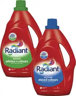 Coles Radiant Laundry Liquid 2 Litre offer
