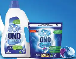 Coles Omo Laundry Liquid 2 Litre or Capsules 28 Pack offer