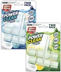 Coles White King In The Bowl Power Clean 2 Pack offer