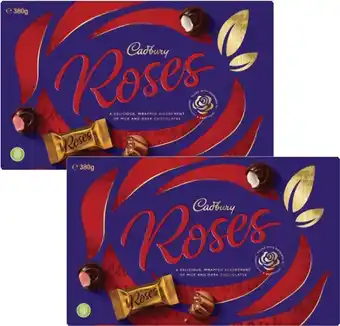 Coles Cadbury Roses 380g offer