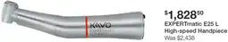 Henry Schein EXPERTmatic E25 L High-speed Handpiece offer