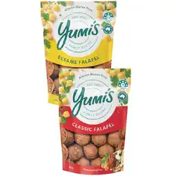 Woolworths Yumi’s Falafel Varieties 200-260g offer