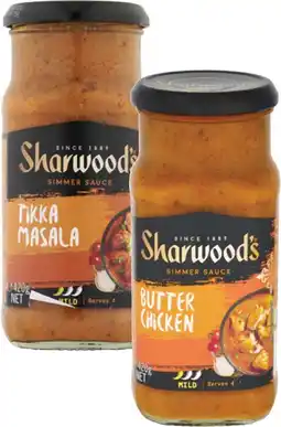 Coles Sharwood's Simmer Sauce 420g offer