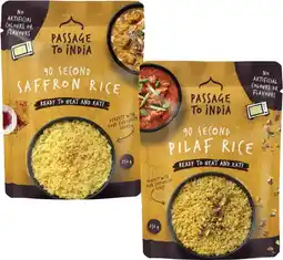 Coles Passage to India Microwave Rice 250g offer