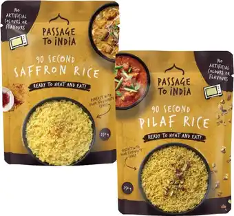 Coles Passage to India Microwave Rice 250g offer