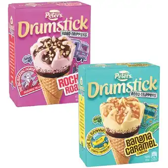 Woolworths Peters Drumstick Ice Cream 475-490ml Pk 4-6 – Excludes Plant Based – From the Freezer offer