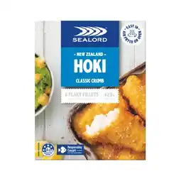 Woolworths Sealord Hoki Fish Fillets 425g offer
