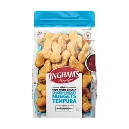 Woolworths Ingham’s Original Chicken Tenders or Tempura Nuggets 1 kg offer