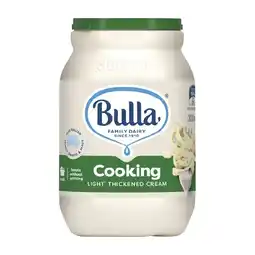 Woolworths Bulla Cooking Cream 300ml β From the Fridge offer