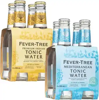 Coles Fever Tree Premium Mixers 4x200mL offer