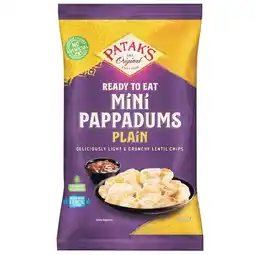 Woolworths Patak’s Pappadums 75g offer