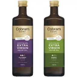 Woolworths Cobram Estate Extra Virgin Olive Oil 750ml offer