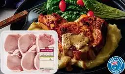Coles Coles Australian Pork Loin Chops Large Pack offer