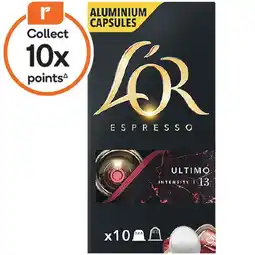 Woolworths L’Or Coffee Capsules Pk 10 offer