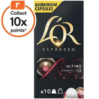 Woolworths L’Or Coffee Capsules Pk 10 offer