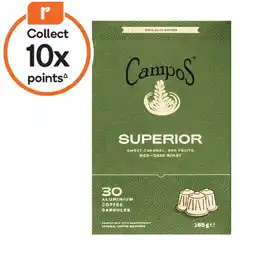 Woolworths Campos Coffee Capsules Pk 30 offer