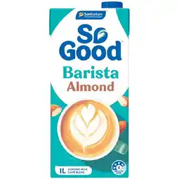 Woolworths So Good Barista Milk 1 Litre offer