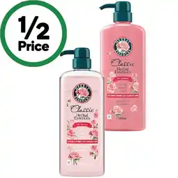 Woolworths Herbal Essences Classics Shampoo or Conditioner 600ml offer