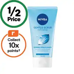 Woolworths Nivea Exfoliating Gentle Scrub 150ml offer