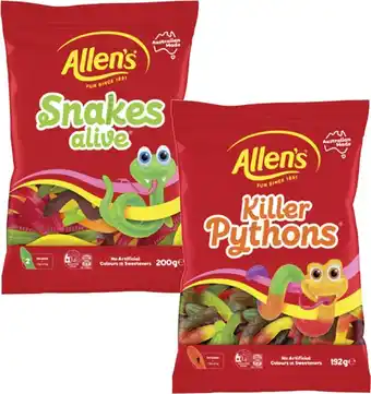 Coles Allen's Lollies 140g-200g offer