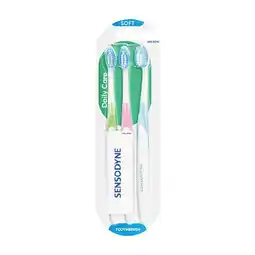 Woolworths Sensodyne Daily Care Toothbrush Pk 3 offer