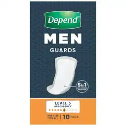 Woolworths Depend Men Shields/Guards Pk 10-14 offer