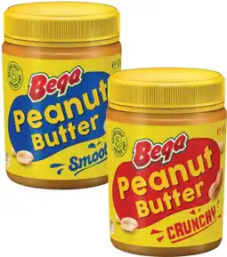 Coles Bega Smooth or Crunchy Peanut Butter 470g offer