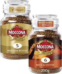 Coles Moccona Freeze Dried Instant Coffee 200g offer