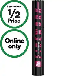 Woolworths Maybelline Lash Sensational Firework Mascara 10ml offer