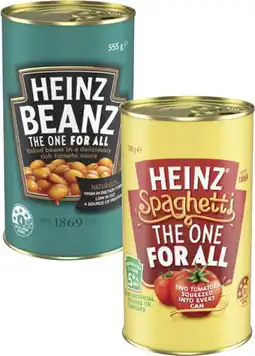 Coles Heinz Baked Beanz or Spaghetti 535g-555g offer