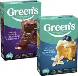 Coles Green's Deluxe Baking Mix 380g-630g offer