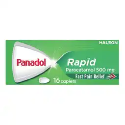 Woolworths Panadol Rapid for Fast Pain Relief with Paracetamol 500mg Pk 16# – Limit of 2 per Customer offer