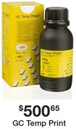 Henry Schein GC Temp Print offer