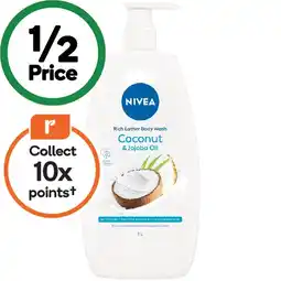 Woolworths Nivea Shower Cream 1 Litre offer