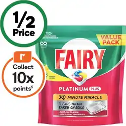 Woolworths Fairy Platinum Plus Dishwasher Tablets Pk 88 offer