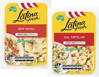 Coles Latina Filled Pasta 625g offer