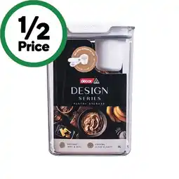 Woolworths Décor Design Series Pantry Oblong Storage Container 2 Litre offer