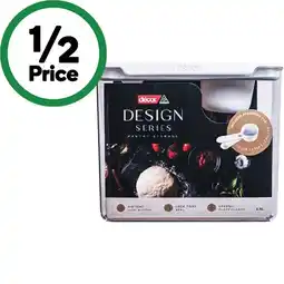 Woolworths Décor Design Series Pantry Storage Oblong Container 4.3 Litre offer