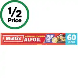 Woolworths Multix Alfoil Value Pack 60 Metre offer