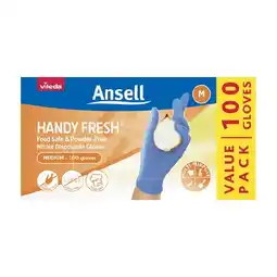 Woolworths Ansell Handy Fresh Nitrile Gloves Pk 100 offer