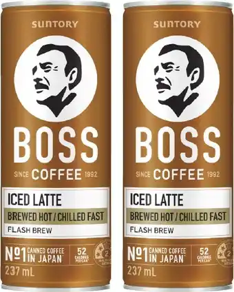 Coles Boss Iced Coffee 237mL offer