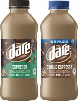 Coles Dare Flavoured Milk 500mL offer
