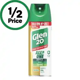 Woolworths Glen 20 Disinfectant Spray 300g offer