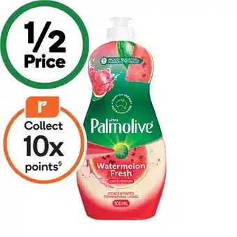 Woolworths Palmolive Ultra Dishwashing Liquid 500ml offer