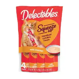 Woolworths Delectables Squeeze Up Cat Treats Pk 4 x 14g offer